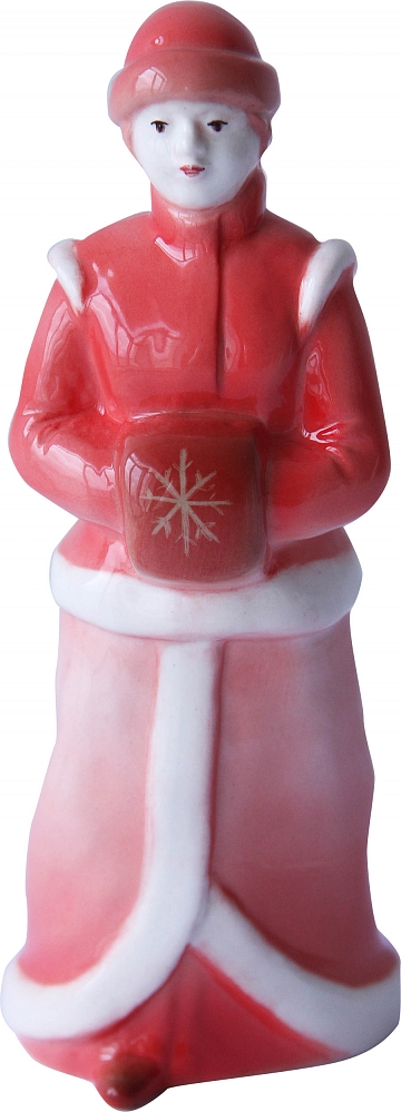 Скульптура Снегурка Красный нос
