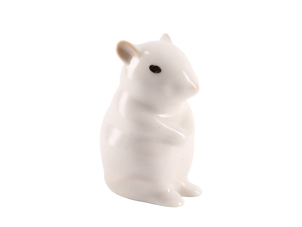 Скульптура Мышь-малютка №2 Альбинос