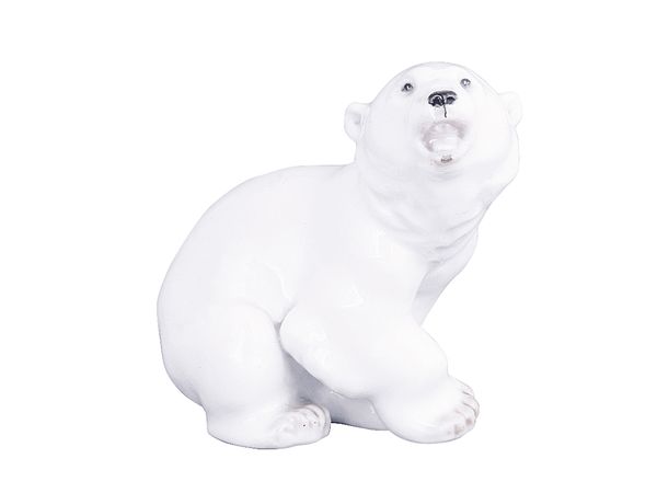 Скульптура Медвежонок белый