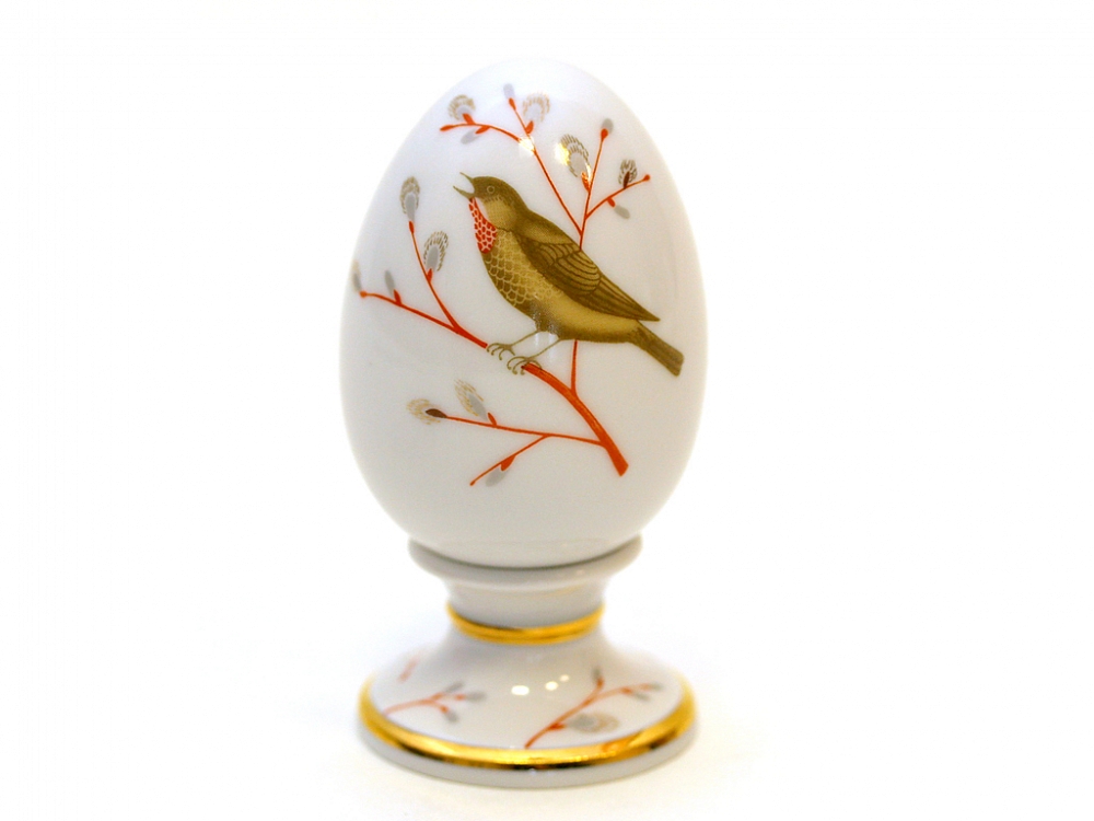 Яйцо на подставке форма Нева рисунок Весенняя песня