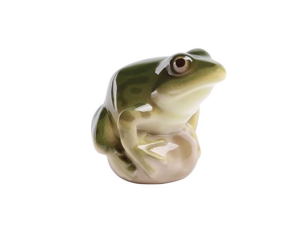 Скульптура Лягушка прудовая Зеленая