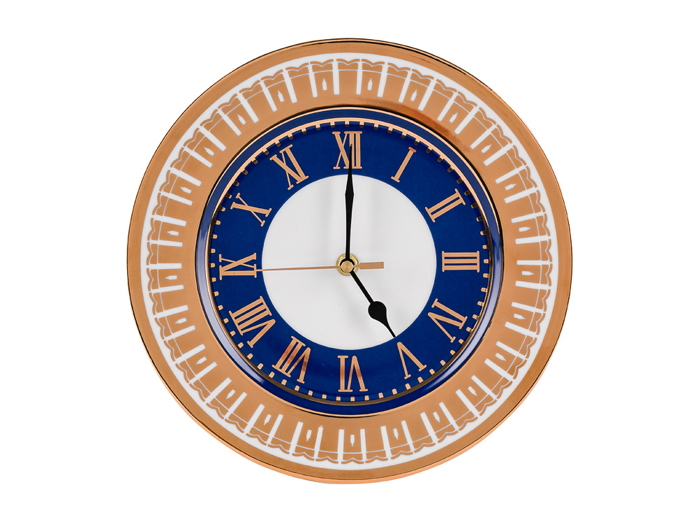 Подарочный набор тарелка-часы 270 мм  форма Европейская-2 рисунок Звезды Москвы