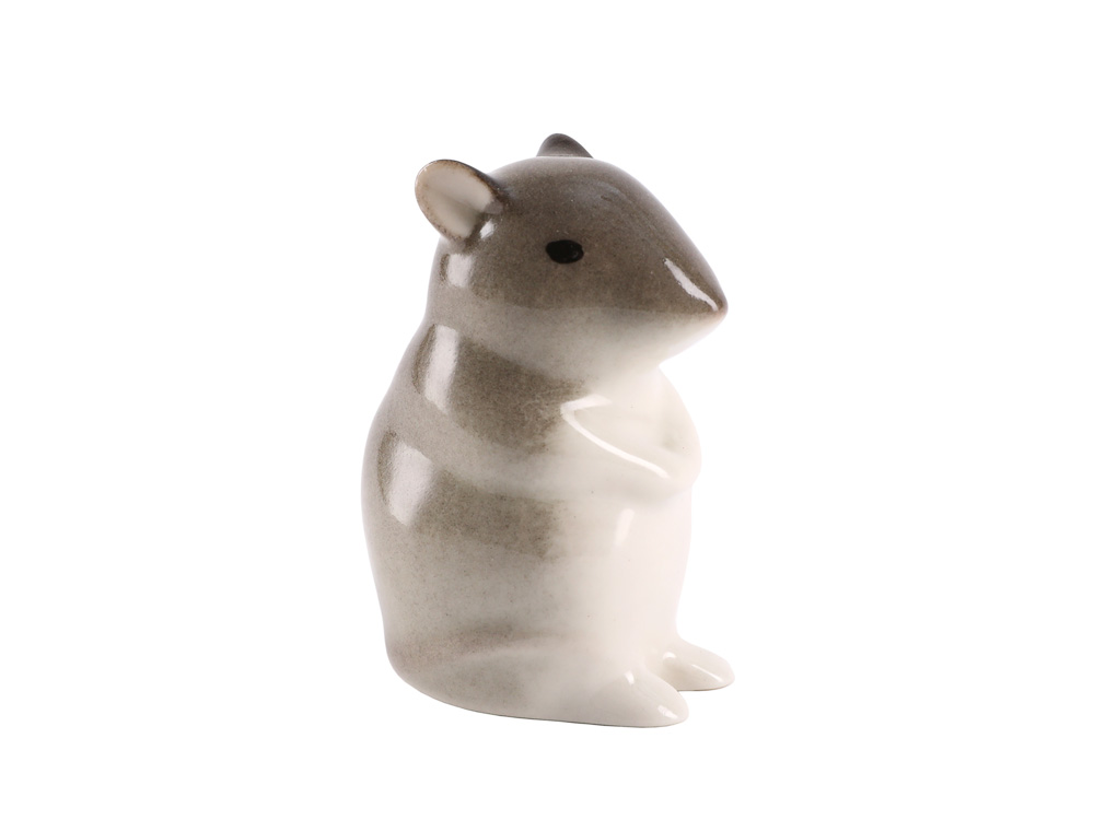 Скульптура Мышь-малютка №2 Палевая