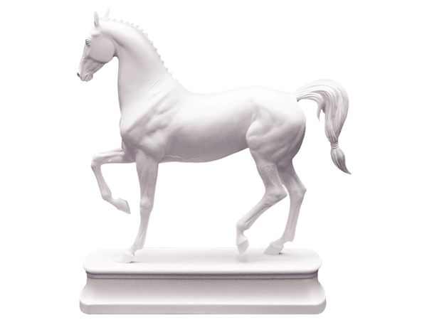 Скульптура "Конь Липицциан" Белый