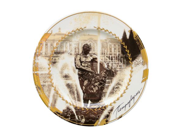 Подарочный набор тарелка декоративная 265 мм форма Mazarin рисунок Самсон